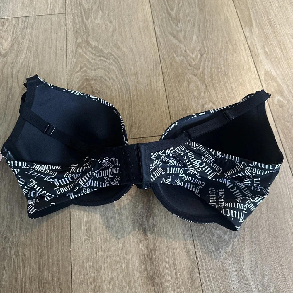 Juicy Couture Intimates Women's Bra Show Me Off Padded Logo All‎ Over 42D